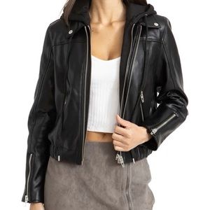Black motorcycle jacket
